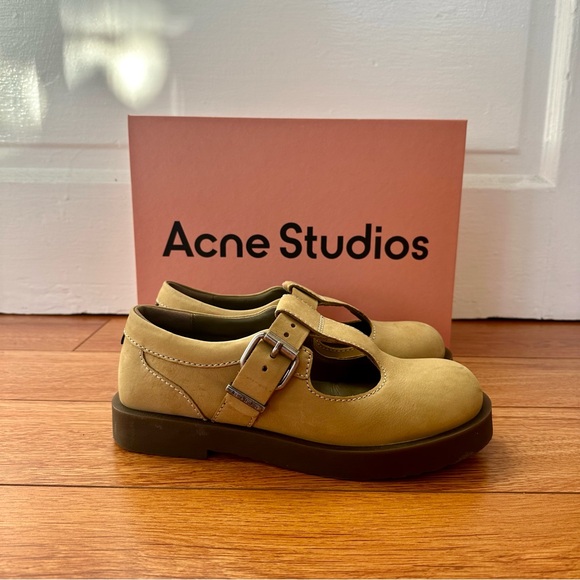 🚫 SOLD on Depop: Acne Studios Berylab Mary Jane loafers - Picture 2 of 14